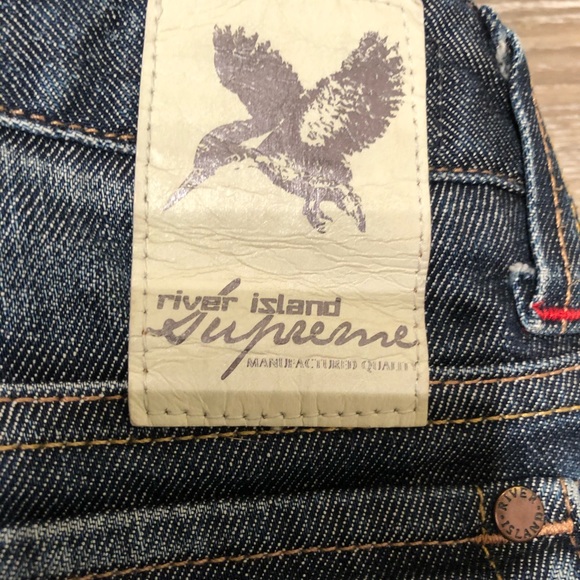 River Island Supreme Slouch  Jeans Us Women’s 8 - Picture 2 of 8